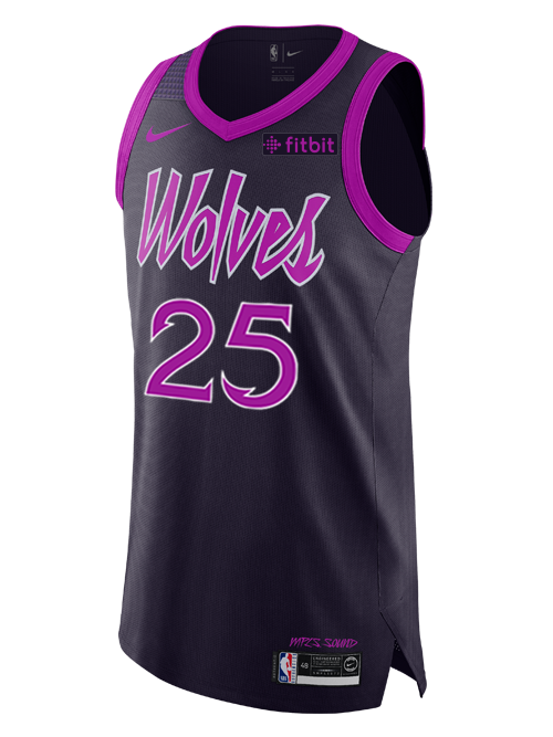 Derrick Rose, Minnesota Timberwolves 2018/19 - City Edition - Haga click en la imagen para cerrar